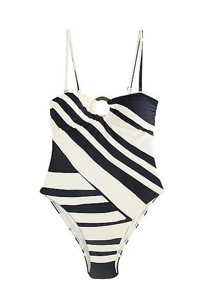 Next Badeanzug Figurformender Bandeau-Badeanzug mit Metalldetails (1-St) günstig online kaufen