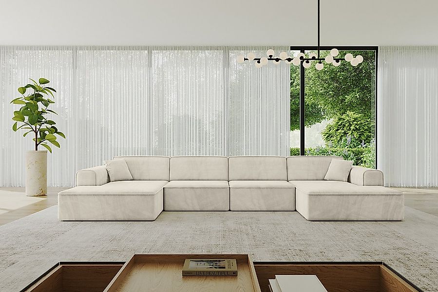 ALTDECOR Wohnlandschaft IREA-U2-v3, Sofa Praktische Bequeme Funktionsecke C günstig online kaufen