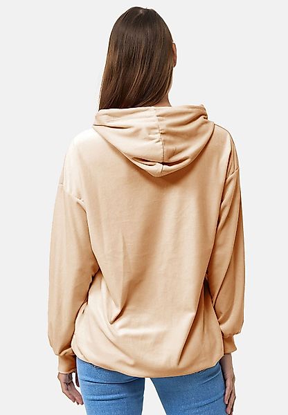 enflame Hoodie Langer Kapuzen Oversized Velours günstig online kaufen