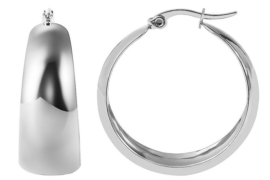 AKZENT Ohrring-Set Adela Creolen Ohrringe Edelstahl silber Damen wasserfest günstig online kaufen