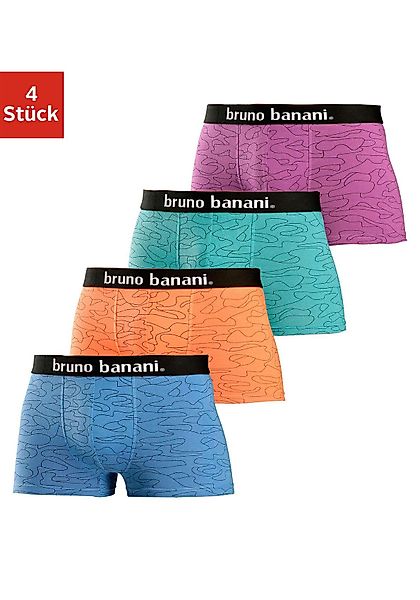 Bruno Banani Boxer "Boxershorts für Herren", (Packung, 4 St.), mit Kontrast günstig online kaufen