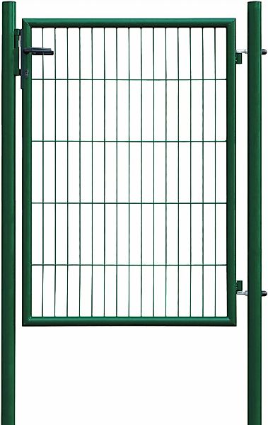GARDEN N MORE Zauneinzeltür "Einzeltor Standard", (Set), 125 cm hoch, grün günstig online kaufen