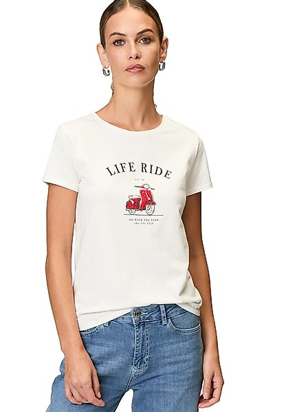 Zero Kurzarmshirt zero Shirt mit Glitzersteinen günstig online kaufen