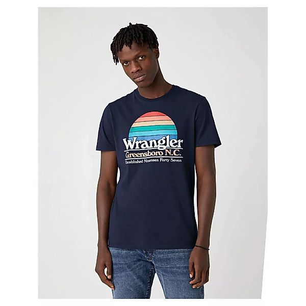 Wrangler Graphic Kurzärmeliges T-shirt M Dark Navy günstig online kaufen