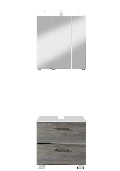 welltime Badmöbel-Set »"Trento", Badezimmer-Set, Waschbeckenunterschrank, S günstig online kaufen