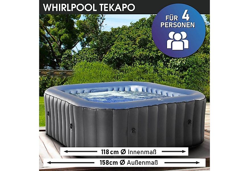BRAST Whirlpool aufblasbar Tekapo für 4-6 Personen, (In-Outdoor Pool 108 Ma günstig online kaufen