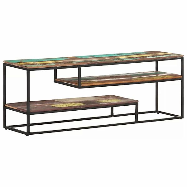 Tv-schrank 130x30x45 Cm Recyceltes Massivholz günstig online kaufen