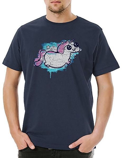 Urban Backwoods Print-Shirt Urban Backwoods Unicorn Paint Herren T-Shirt Na günstig online kaufen