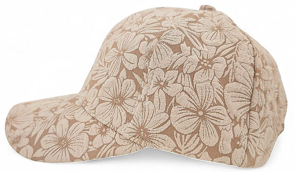 styleBREAKER Baseball Cap Basecap mit Blumen Muster Ton in Ton (1-St) günstig online kaufen