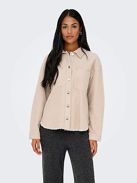 ONLY Hemdbluse "ONLMAIKO-BITTEN L/S CORD SHACKET CC PNT" mit Brusttaschen, günstig online kaufen