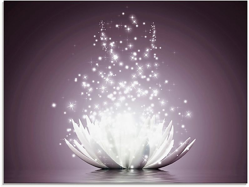 Artland Glasbild »Magie der Lotus-Blume«, Blumen, (1 St.), in verschiedenen günstig online kaufen