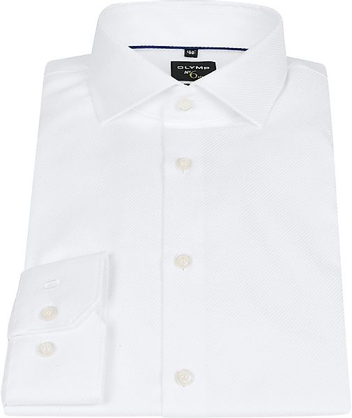 OLYMP No'6 six Hemd Skinny Fit Weiß - Größe 46 günstig online kaufen