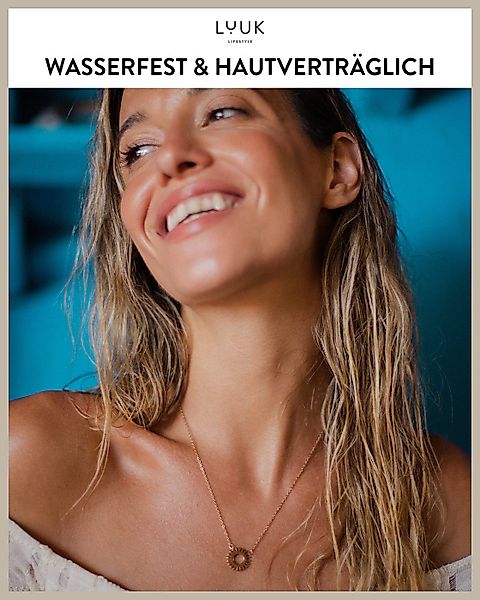 LUUK LIFESTYLE Kette mit Anhänger Sonnenkreis, günstig online kaufen