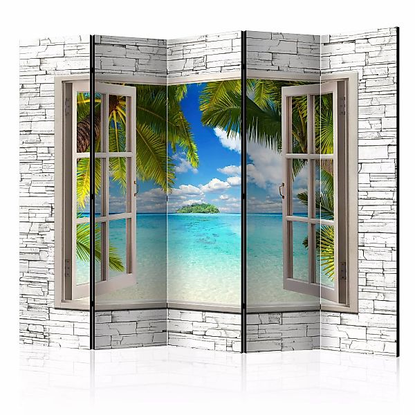 5-teiliges Paravent - Dream Island Ii [room Dividers] günstig online kaufen