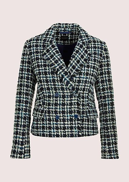 MADELEINE Jackenblazer "Tweed-Blazer Modischer Zweireiher mit Fransen" Twee günstig online kaufen