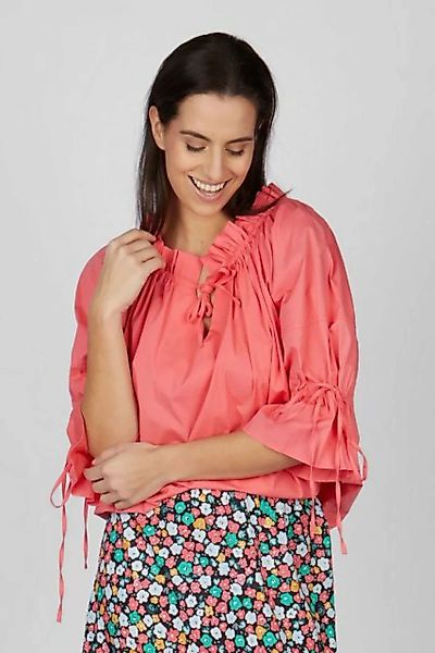 lovely sisters Klassische Bluse Maggy mit raffinierten Zugbändern an den Är günstig online kaufen