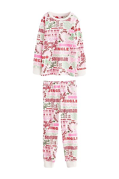 Next Pyjama Weihnachtlicher Pyjama aus 100 % günstig online kaufen