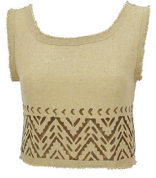 Guru-Shop T-Shirt Choli Top mit handgefertigtem Druck,.. Festival, Ethno St günstig online kaufen