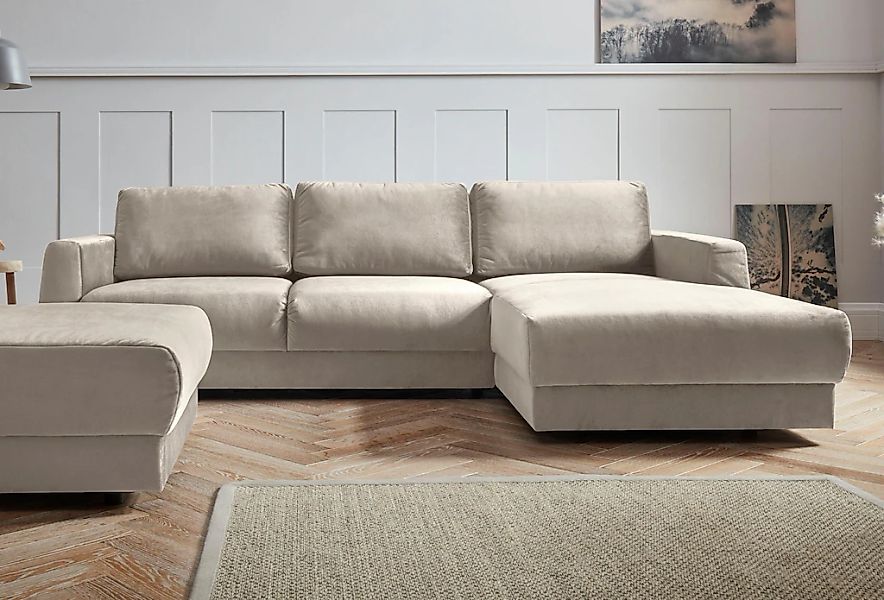 OTTO home Ecksofa "Hobro L-Form" in 3 Bezugsqualitäten in vielen Farben, De günstig online kaufen