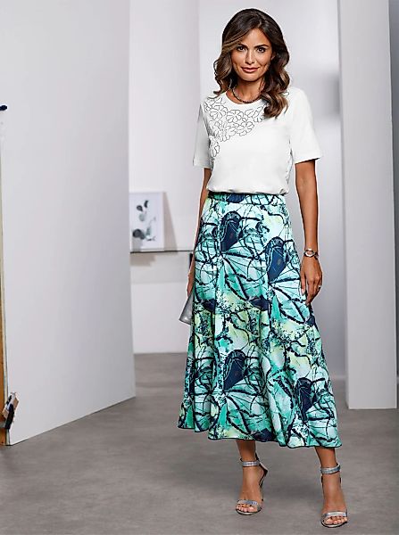 Lady Rundhalsshirt "Kurzarm-Shirt", 1 Stk. günstig online kaufen