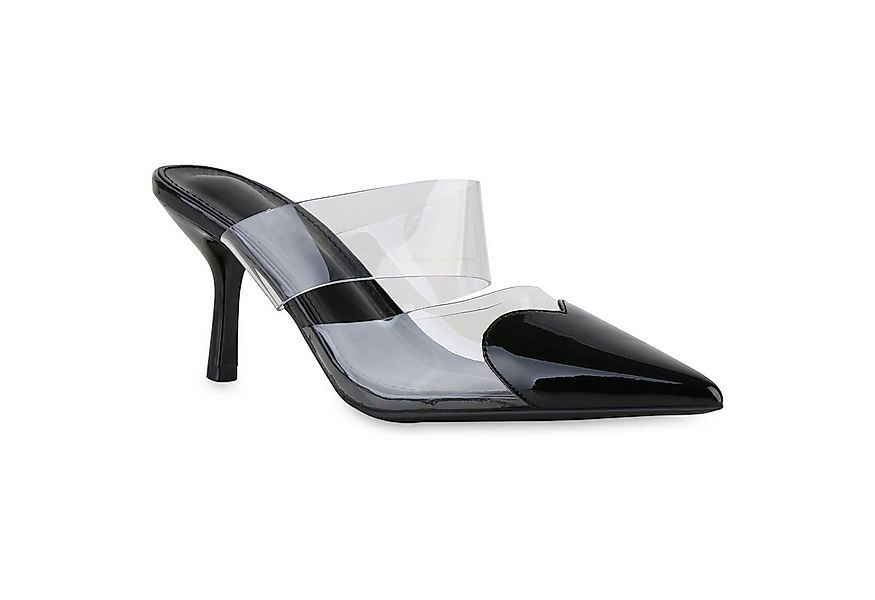 VAN HILL 841531 Sandalette Damen Pantoletten Sandaletten Transparente Party günstig online kaufen