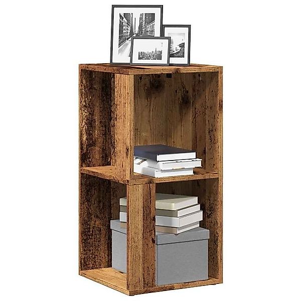 vidaXL Aktenschrank Eckregal Altholz-Optik 33x33x67 cm Holzwerkstoff günstig online kaufen