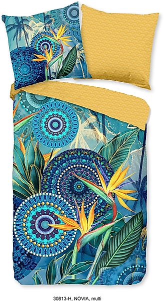 hip Wendebettwäsche "Giselah" 2 Stk. tlg. Mako-Satin, 135x200, Reißverschlu günstig online kaufen