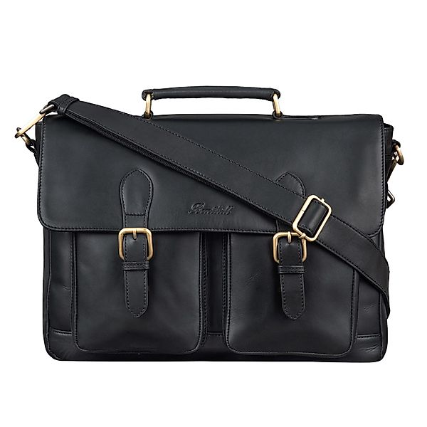 Benthill Aktentasche Echt Leder Laptoptasche Notebooktasche Umhängetasche L günstig online kaufen