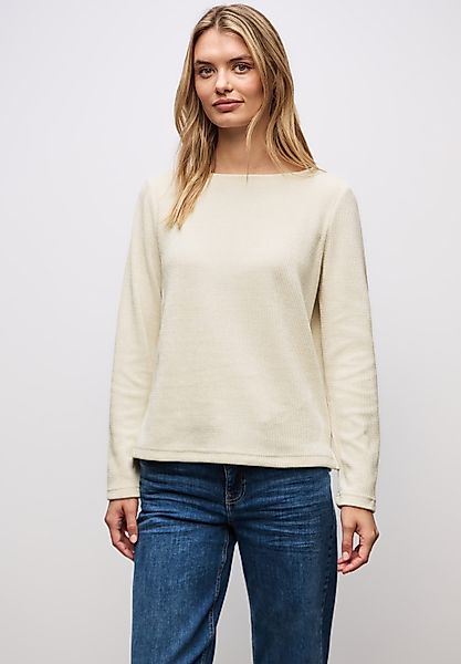 STREET ONE Langarmshirt mit U-Boot-Ausschnitt günstig online kaufen