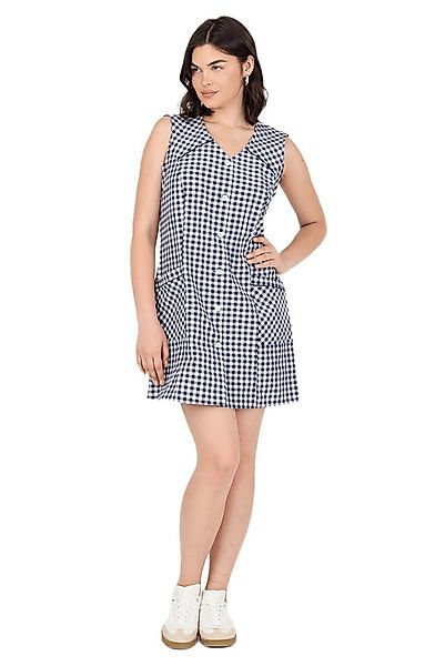 Phistan Tunikakleid Kurzer Kasack – garngefärbter Stoff günstig online kaufen