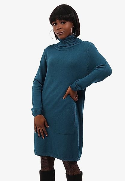 YC Fashion & Style Strickkleid Figurbetontes Feinstrick-Design mit Rollkrag günstig online kaufen