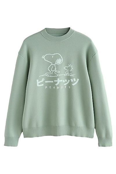 Next Rundhalspullover Relaxed Fit Rundhalspullover mit Snoopy-Print (1-tlg) günstig online kaufen