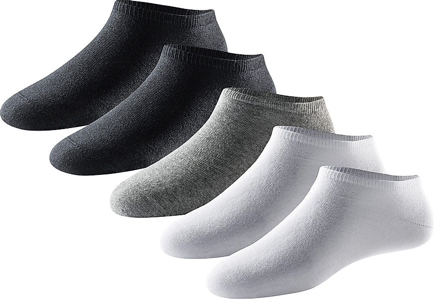 Schiesser Sneakersocken Herren-Sneaker-Socken 5 Paar Uni: günstig online kaufen