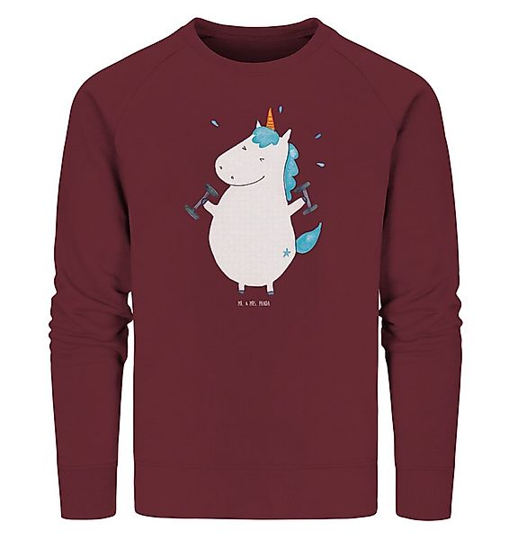 Mr. & Mrs. Panda Longpullover Einhorn Fitness Größe XL - Burgundy - Geschen günstig online kaufen