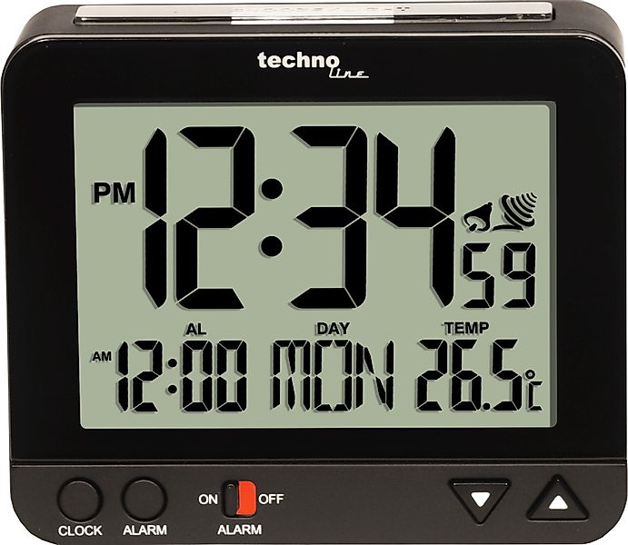 technoline Funkwecker WT 195 mit Nachtlicht-Funktion günstig online kaufen