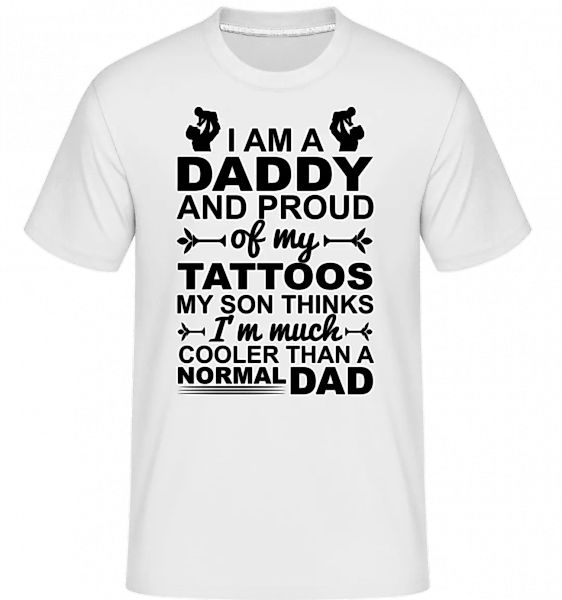 Papa Tattoos Son · Shirtinator Männer T-Shirt günstig online kaufen