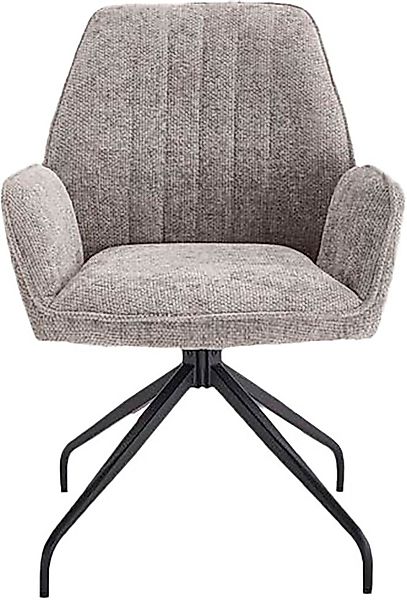 Home affaire Drehstuhl »Campanet« () 2 Stk. Bouclé moderner Drehstuhl mit g günstig online kaufen