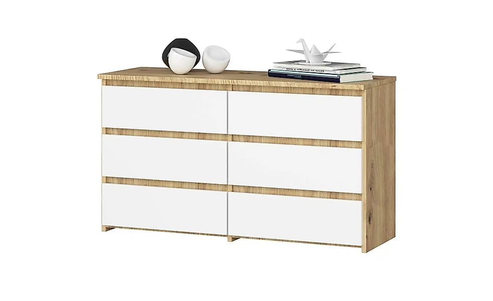 Kommode  Carla ¦ holzfarben ¦ Maße (cm): B: 100 H: 57 Kommoden & Sideboards günstig online kaufen