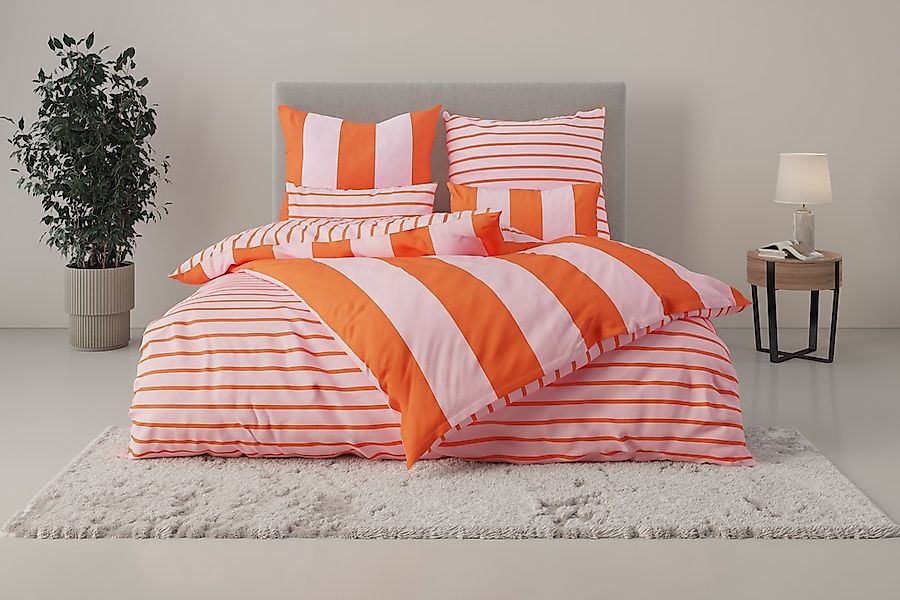 OTTO home Wendebettwäsche "Sari Trend" 2 tlg. ab Gr. 135/200 cm, Bettwäsche günstig online kaufen