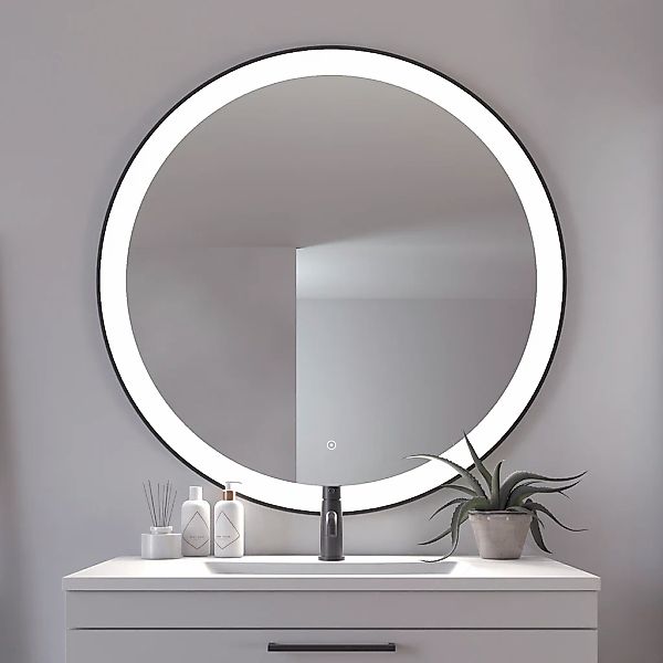 Loevschall Badspiegel "Libra Rund, Badzimmerspiegel mit LED Beleuchtung" To günstig online kaufen