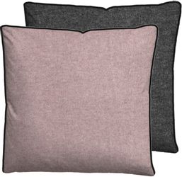 Biberna Kissenbezug "Hermal Flanell mit Reißverschluss, Melange-Optik, Wend günstig online kaufen