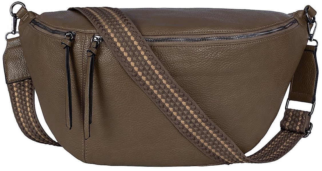 EAAKIE Gürteltasche Bauchtasche XXL Umhängetasche Crossbody-Bag Kunstleder günstig online kaufen
