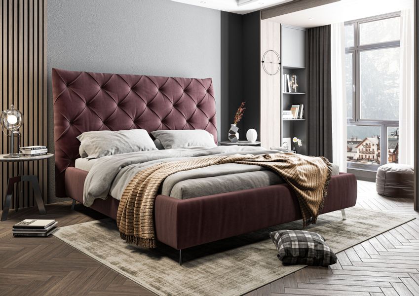 PLACES OF STYLE Polsterbett "Elloree, in 4 Breiten, hinten mit Originalstof günstig online kaufen