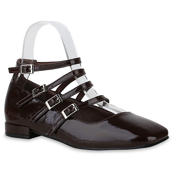 VAN HILL 841181 Ballerina Damen Riemchenballerinas günstig online kaufen