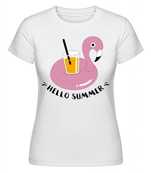 Hello Summer Flamingo · Shirtinator Frauen T-Shirt günstig online kaufen