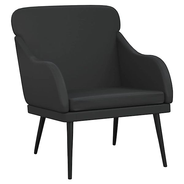 vidaXL Sessel Schwarz 63x76x80 cm Kunstleder 351424 günstig online kaufen