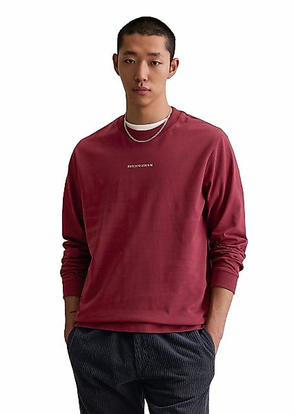 Marc OPolo DENIM Langarmshirt "aus Bio-Baumwolle" günstig online kaufen