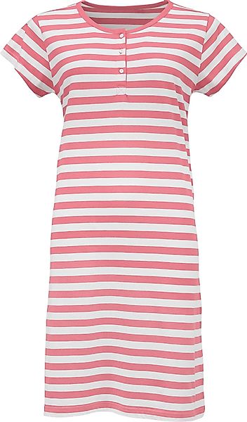 REDBEST Nachthemd Damen-Nachthemd Single-Jersey Streifen günstig online kaufen