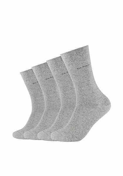 Camano Socken "ca-soft", (4er Pack), mit verstärktem Fersen- und Zehenberei günstig online kaufen