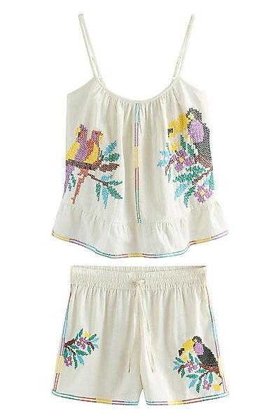 Next Pyjama Kurzer Schlafanzug mit Camisole (2 tlg) günstig online kaufen